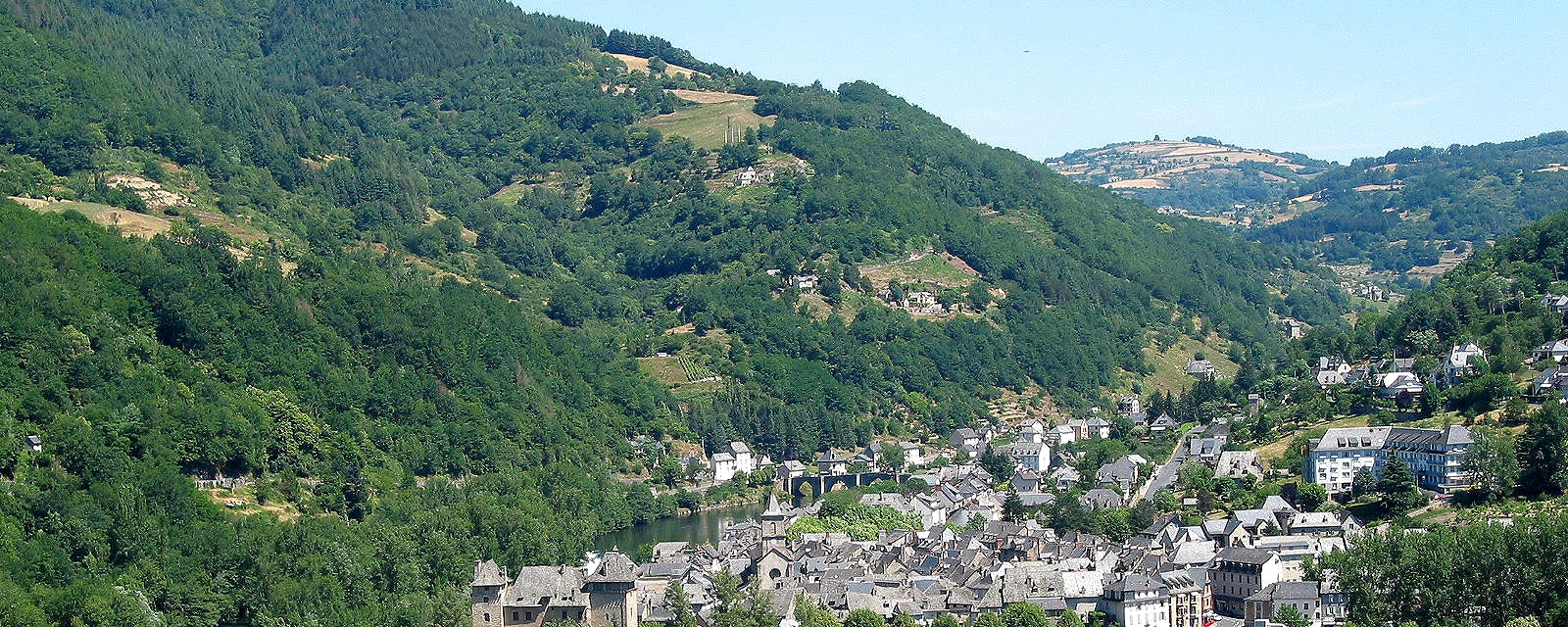 Vue de Entraygues-sur-Truyère, Aveyron