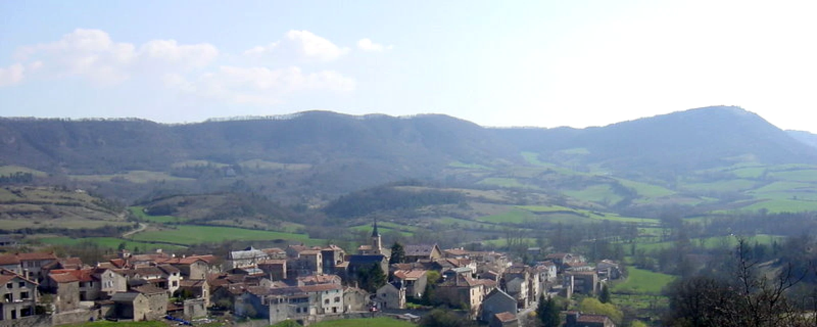 Vue de Lapanouse-de-Cernon, Aveyron