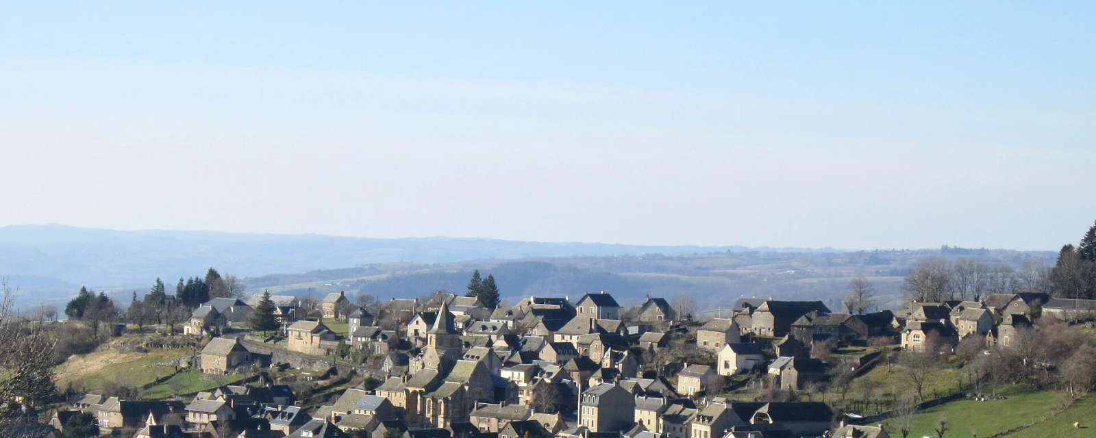 Vue de Prades-d'Aubrac, Aveyron
