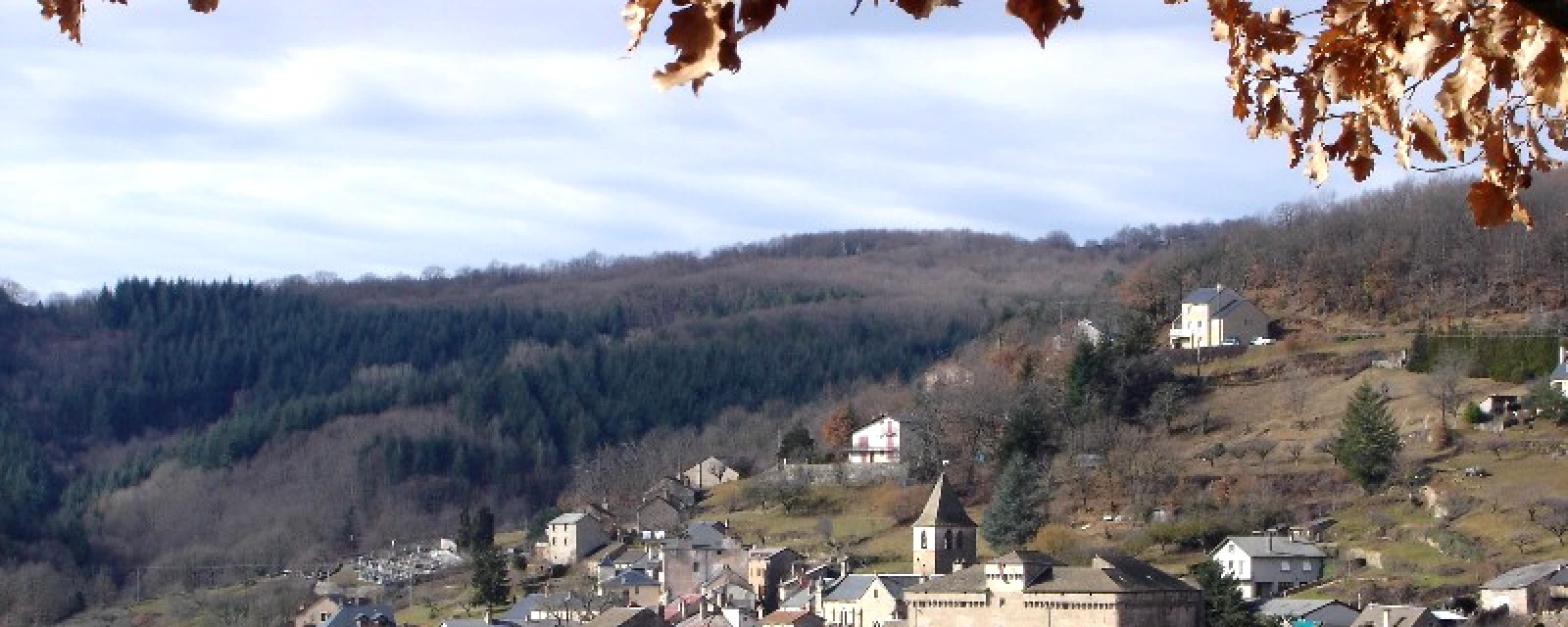 Vue de Saint-Beauzély, Aveyron