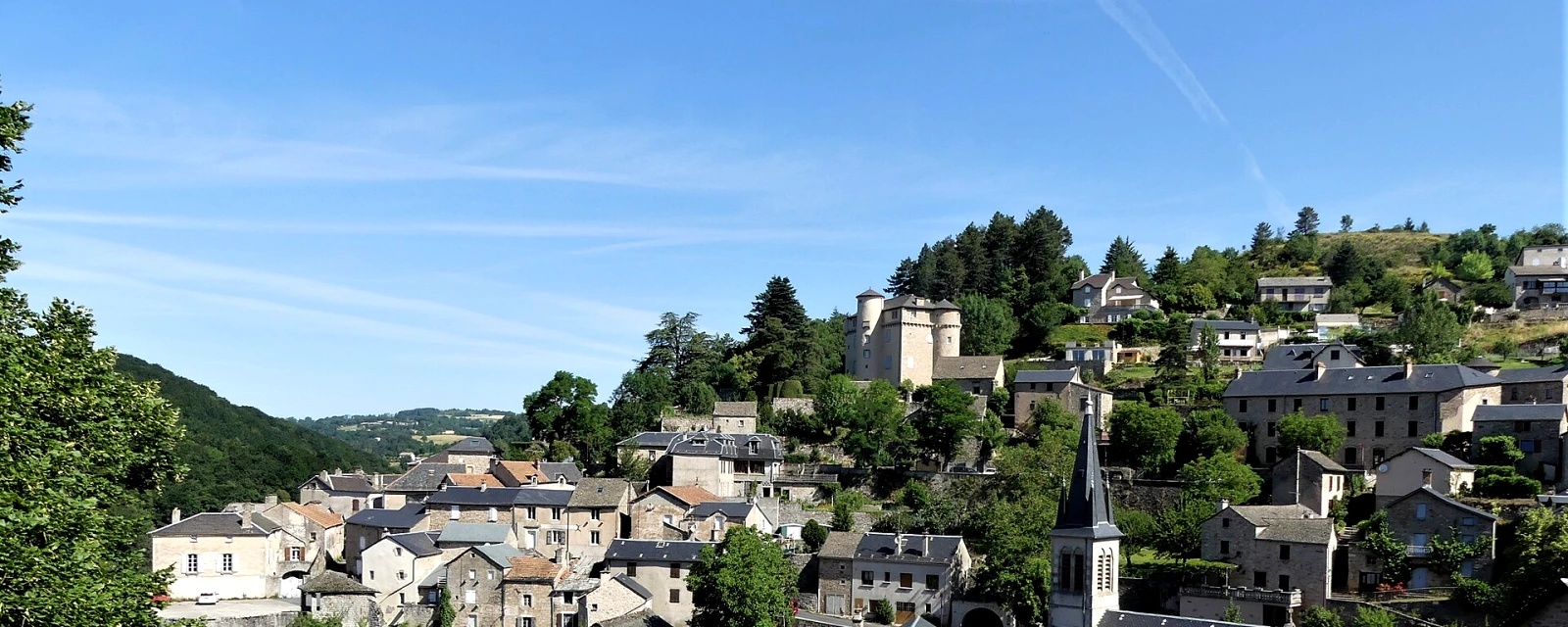 Vue de Saint-Léons, Aveyron