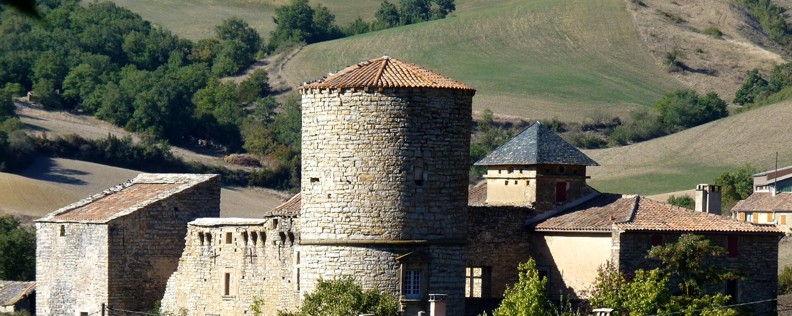 Vue de Saint-Rome-de-Cernon, Aveyron