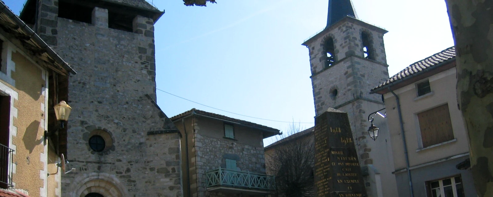 Vue de Saint-Santin, Aveyron