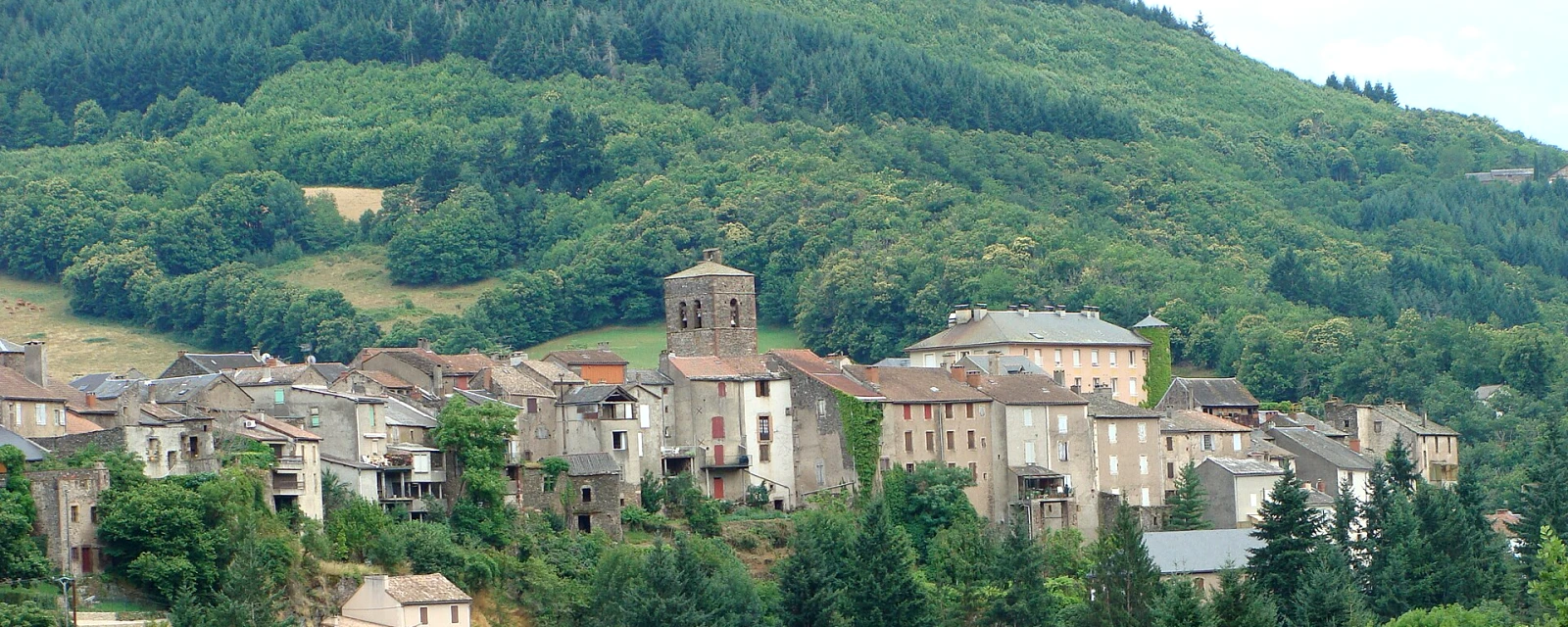 Vue de Saint-Sernin-sur-Rance, Aveyron