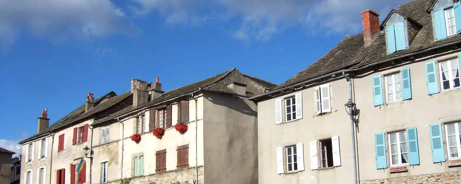 Vue de Sauveterre-de-Rouergue, Aveyron