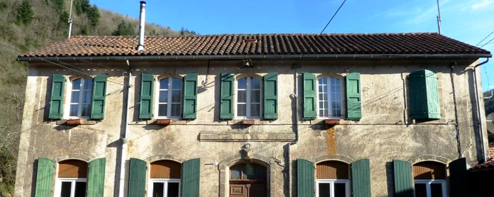 Vue de Tauriac-de-Camarès, Aveyron