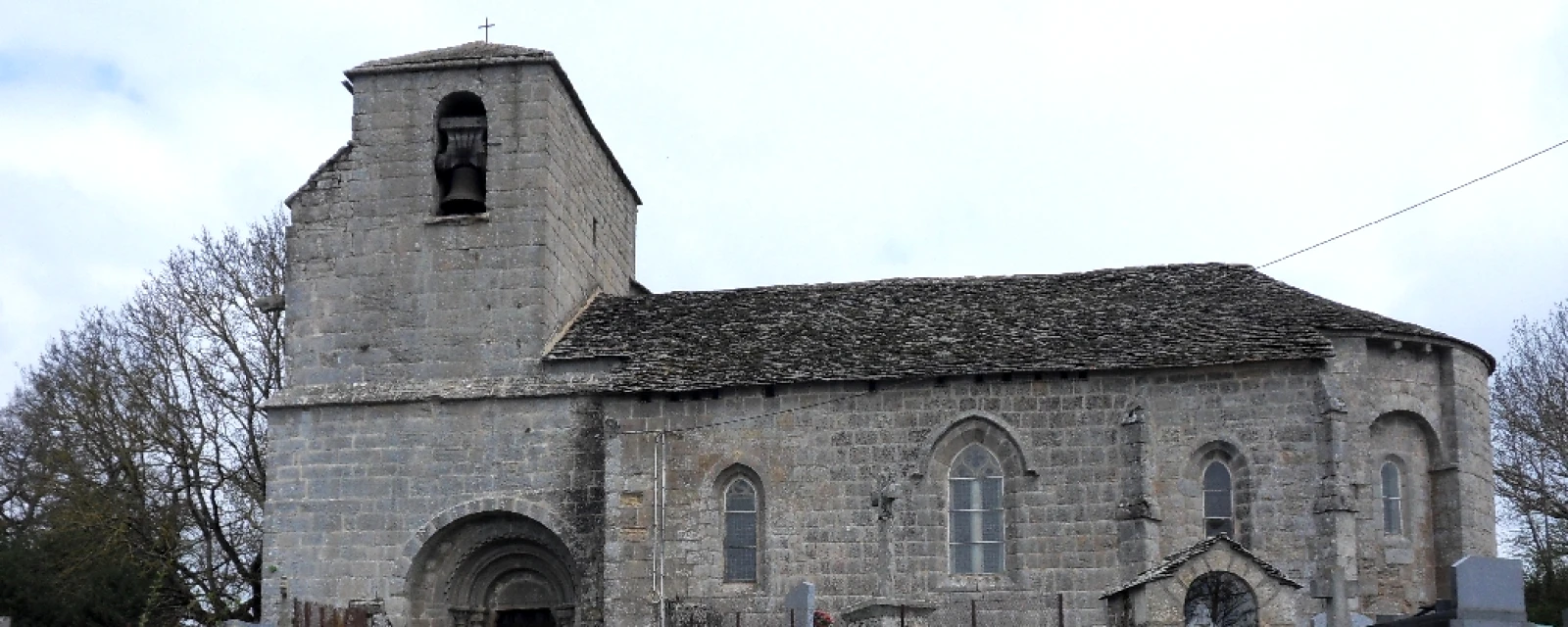 Vue de Vézins-de-Lévézou, Aveyron