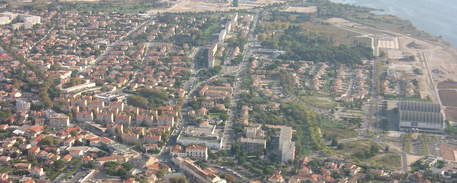 Vue de Berre-l'Étang, Bouches-du-Rhône
