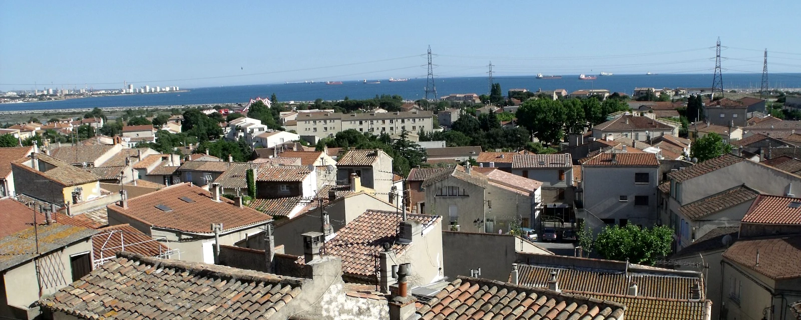 Vue de Fos-sur-Mer, Bouches-du-Rhône