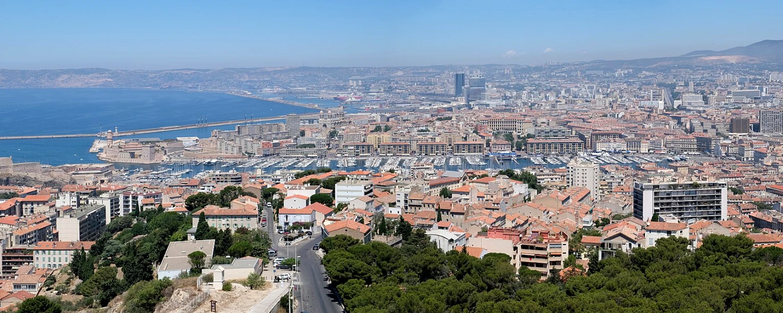 Vue de Marseille, Bouches-du-Rhône