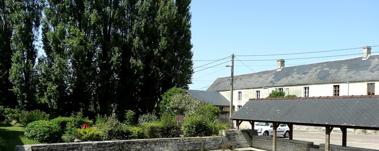 Vue de Moulins-en-Bessin, Calvados