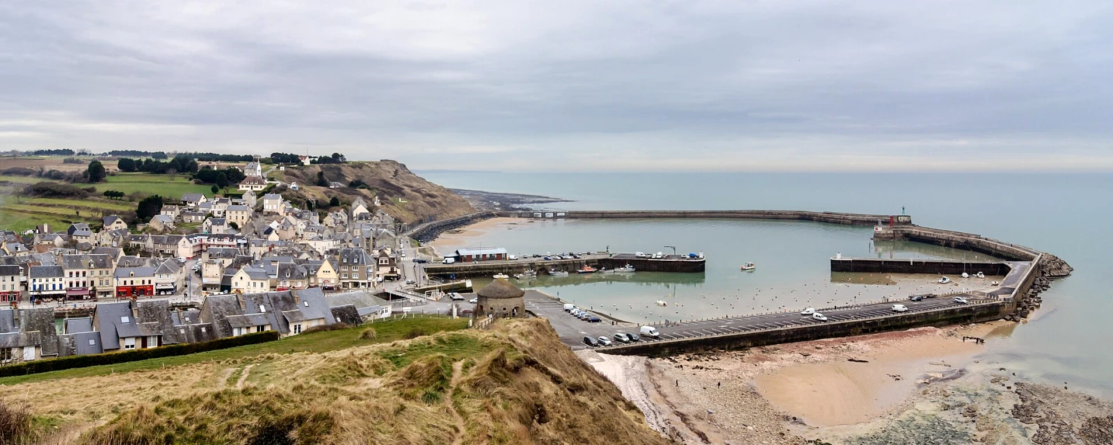 Vue de Port-en-Bessin-Huppain, Calvados