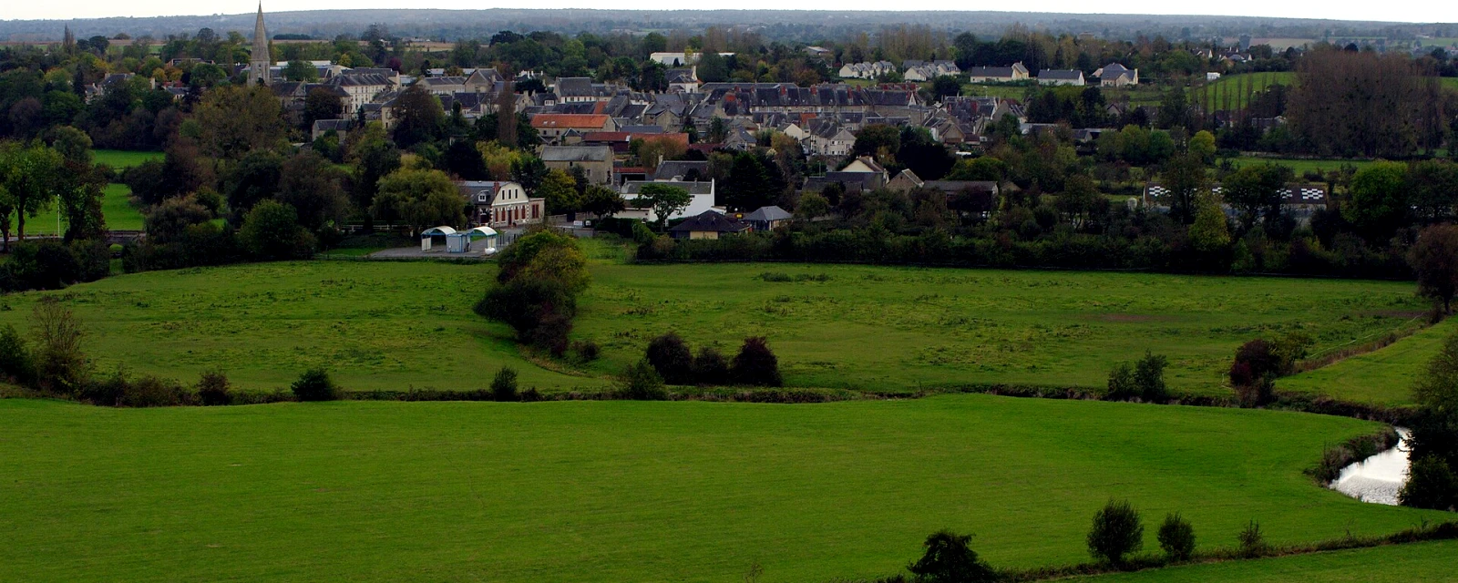 Vue de Trévières, Calvados