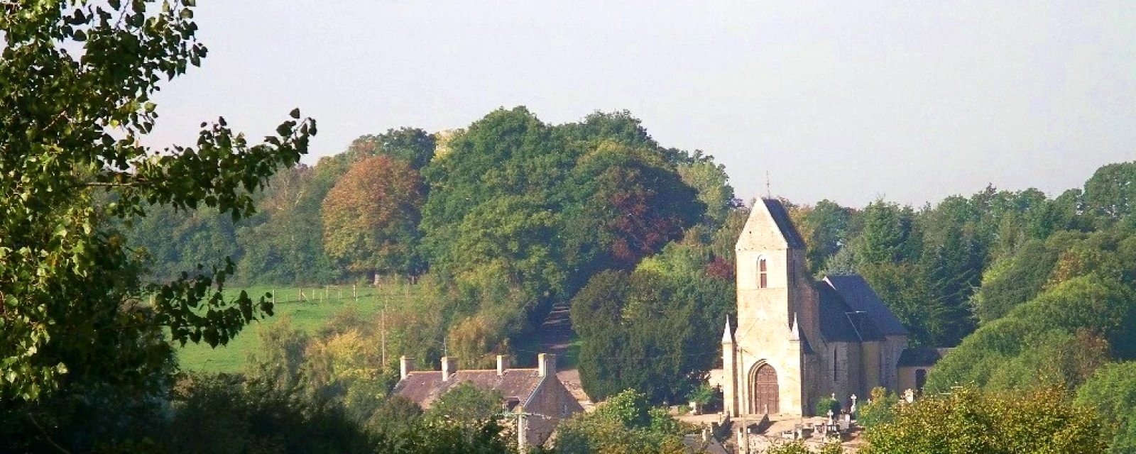 Vue de Montillières-sur-Orne, Calvados