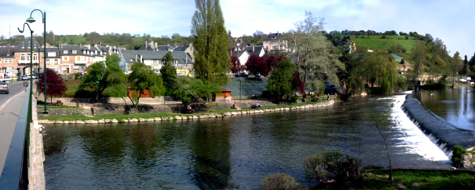 Vue de Pont-d'Ouilly, Calvados