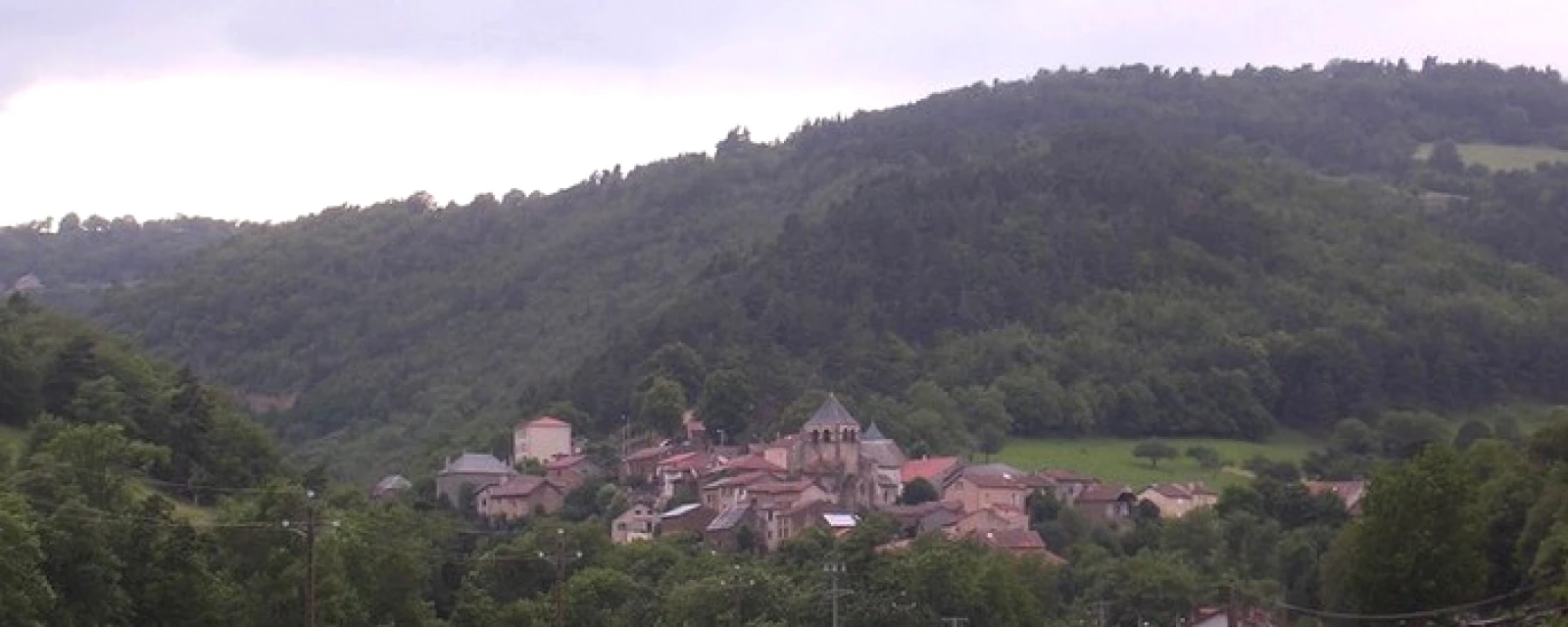 Vue de Auriac-l'Église, Cantal