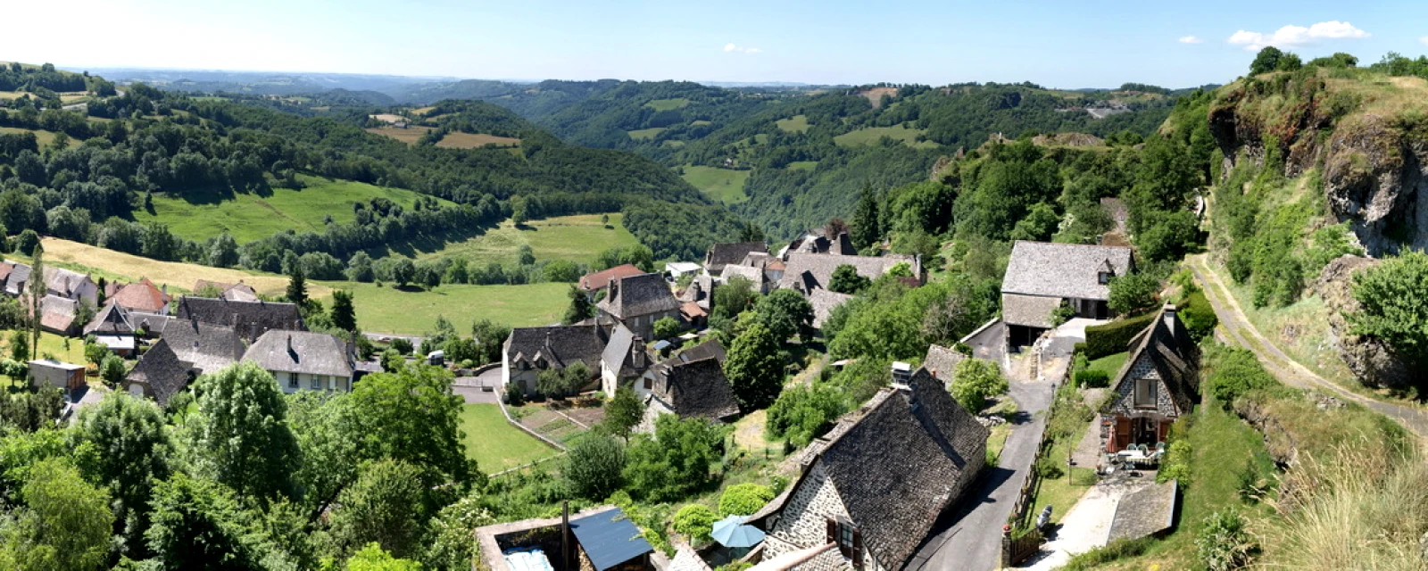 Vue de Carlat, Cantal