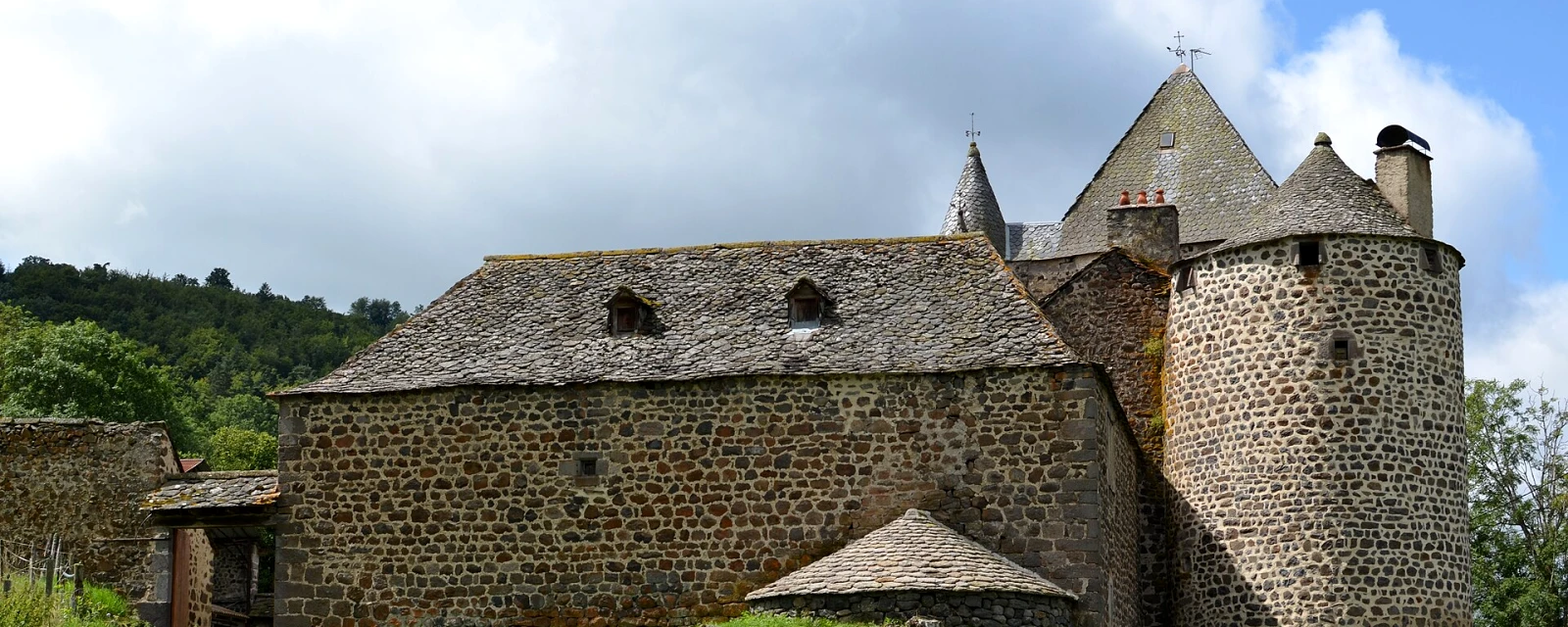 Vue de La Chapelle-d'Alagnon, Cantal