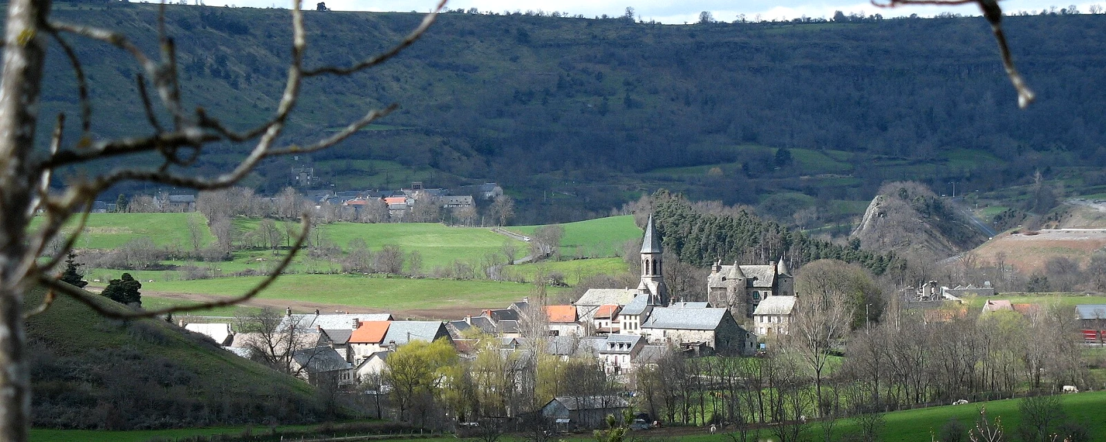 Vue de Neussargues-Moissac, Cantal
