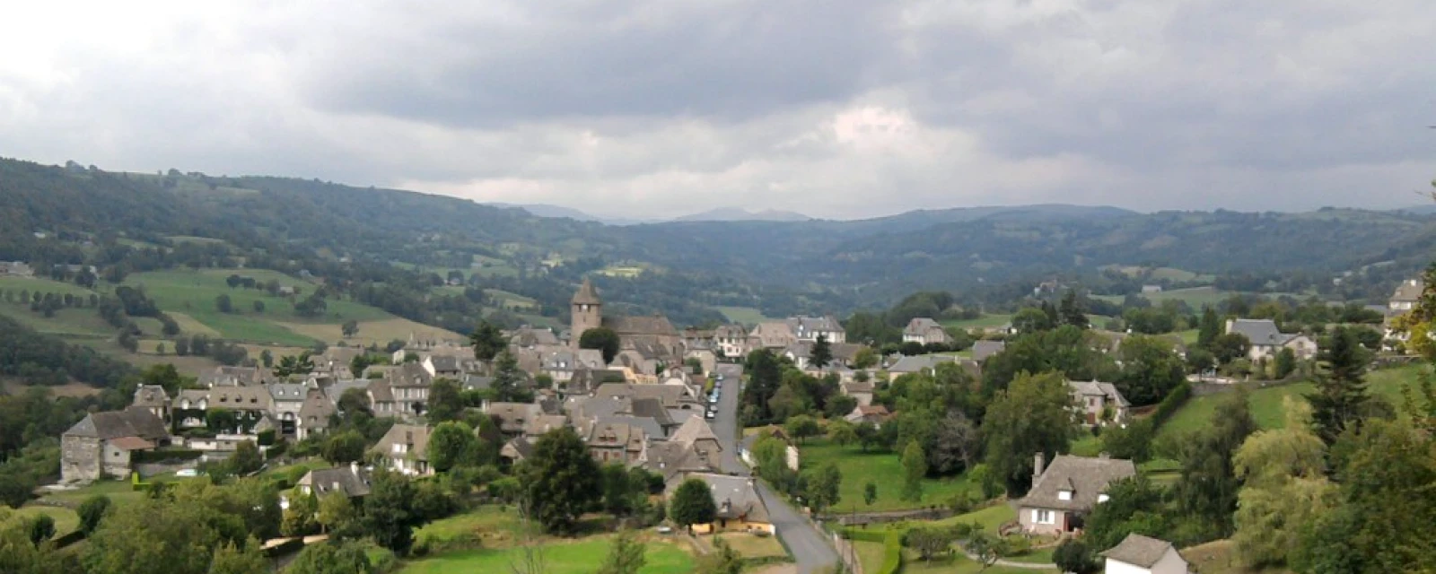 Vue de Raulhac, Cantal