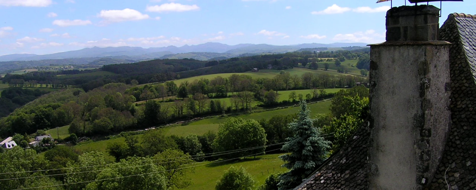 Vue de Saint-Illide, Cantal