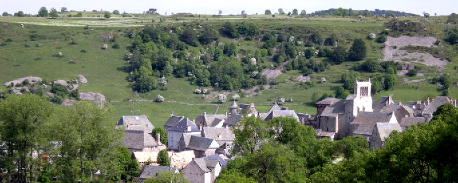 Vue de Saint-Urcize, Cantal