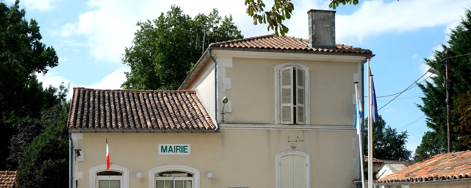 Vue de Bazauges, Charente-Maritime