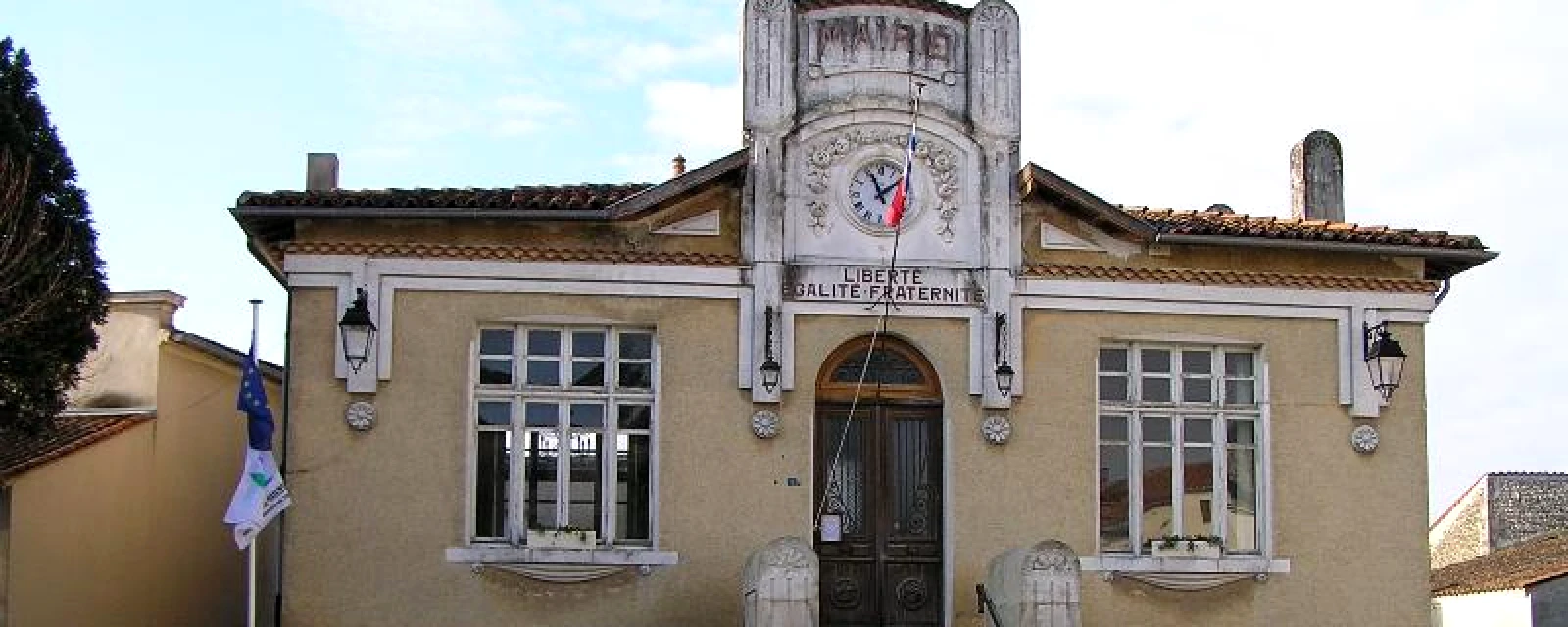 Vue de Beauvais-sur-Matha, Charente-Maritime