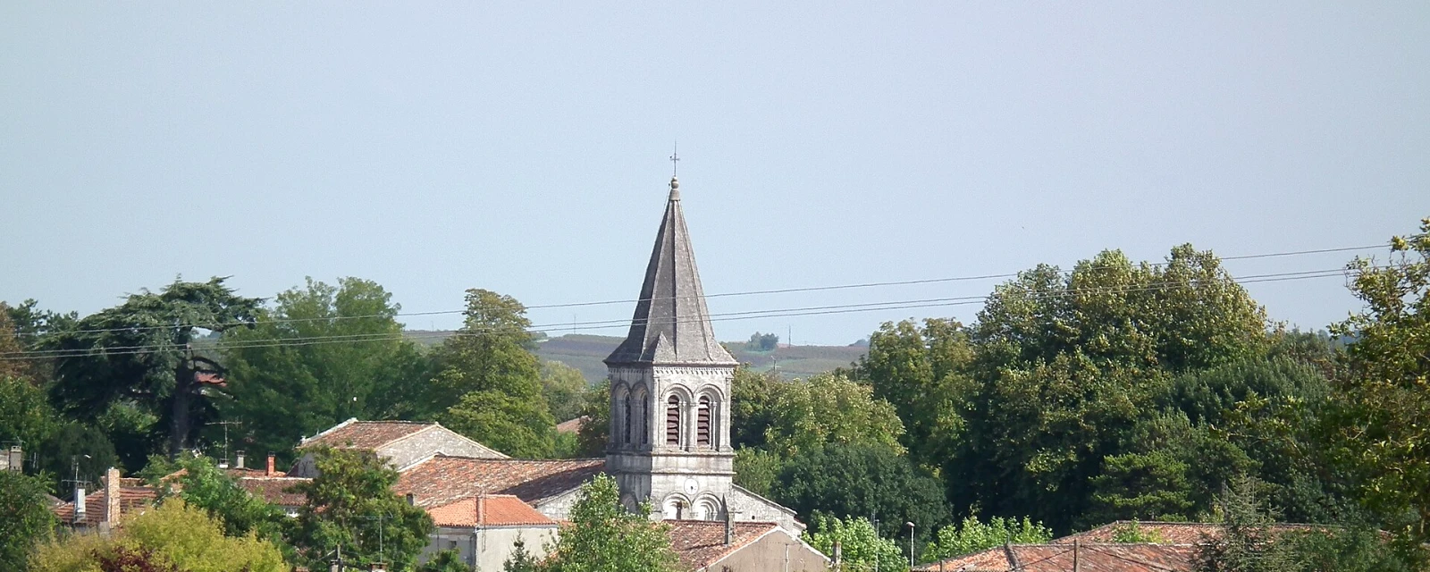 Vue de Jarnac-Champagne, Charente-Maritime