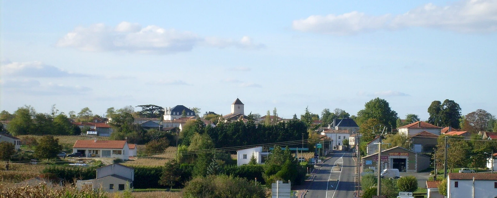 Vue de Lorignac, Charente-Maritime