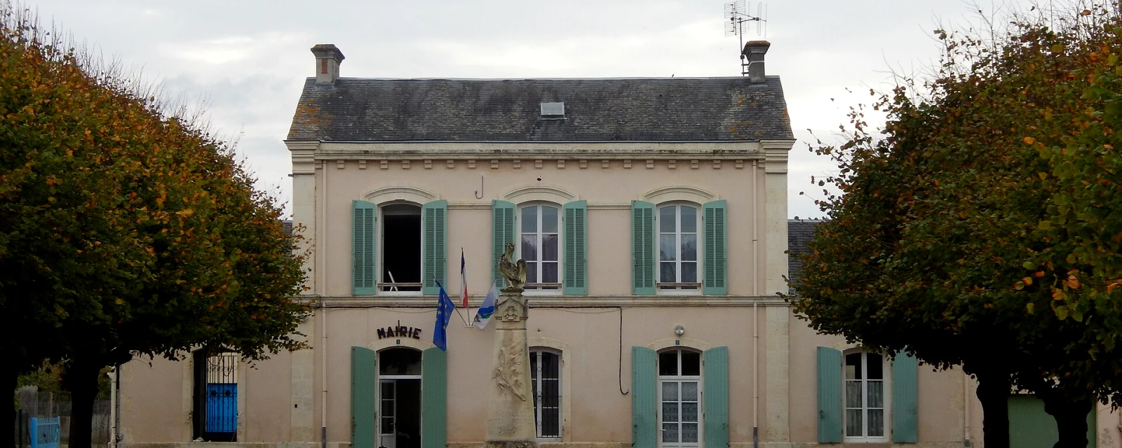 Vue de Rives-de-Boutonne, Charente-Maritime