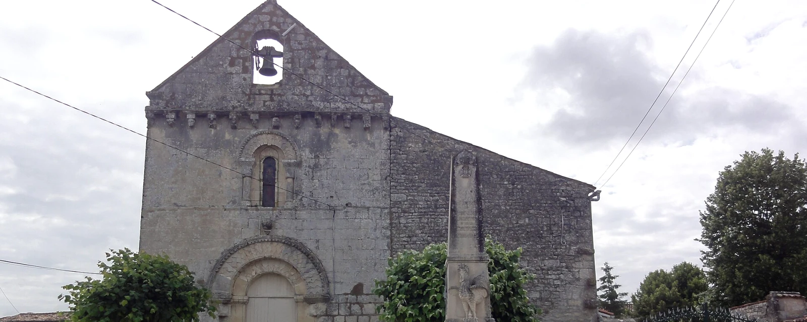 Vue de Poursay-Garnaud, Charente-Maritime
