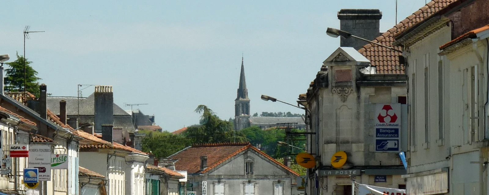 Vue de Saint-Aigulin, Charente-Maritime