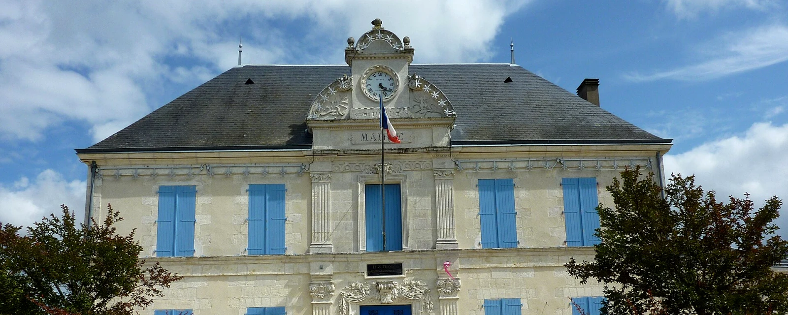 Vue de Saint-Laurent-de-la-Prée, Charente-Maritime