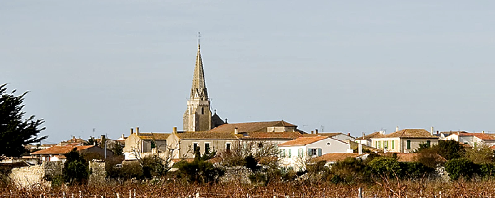 Vue de Sainte-Marie-de-Ré, Charente-Maritime