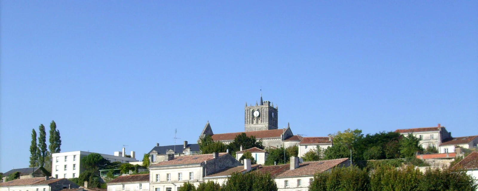 Vue de Saint-Savinien, Charente-Maritime