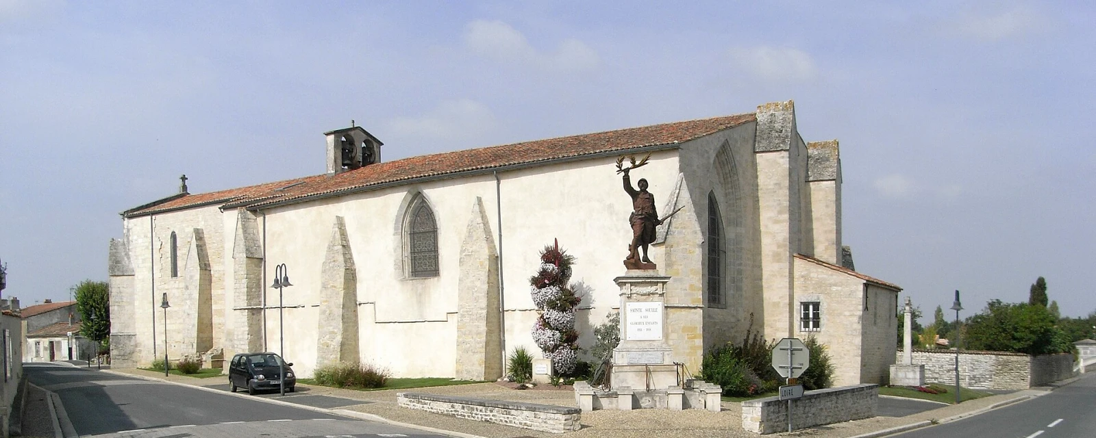 Vue de Sainte-Soulle, Charente-Maritime