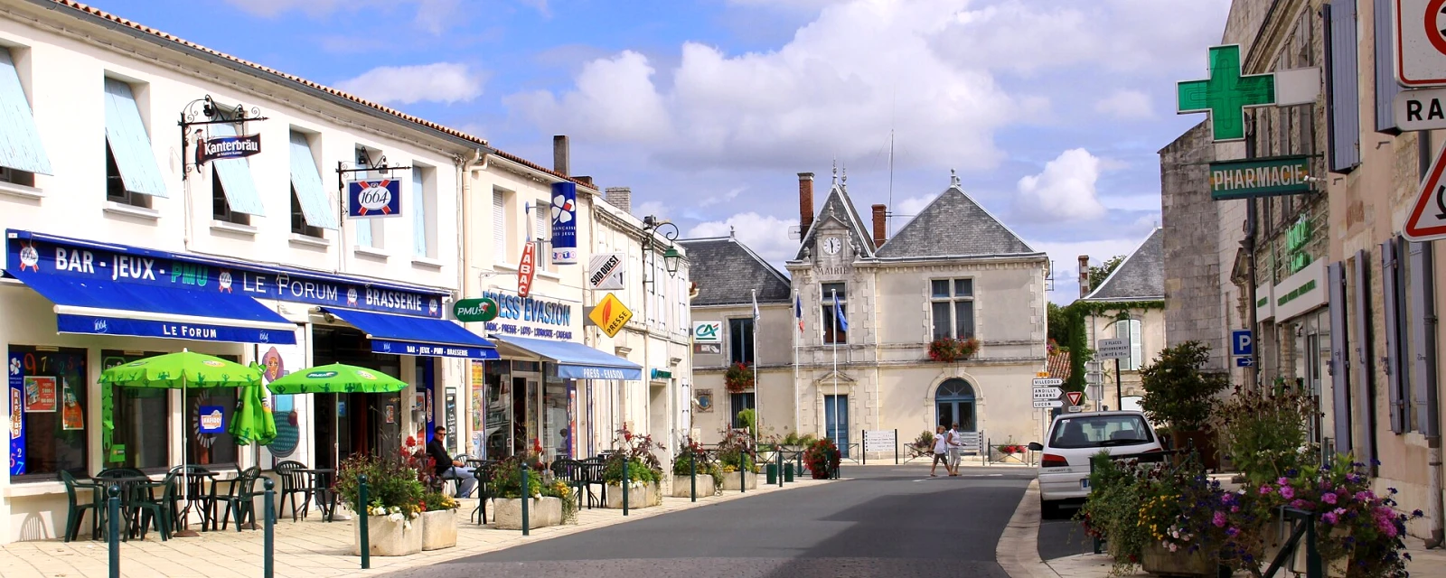 Vue de Saint-Xandre, Charente-Maritime