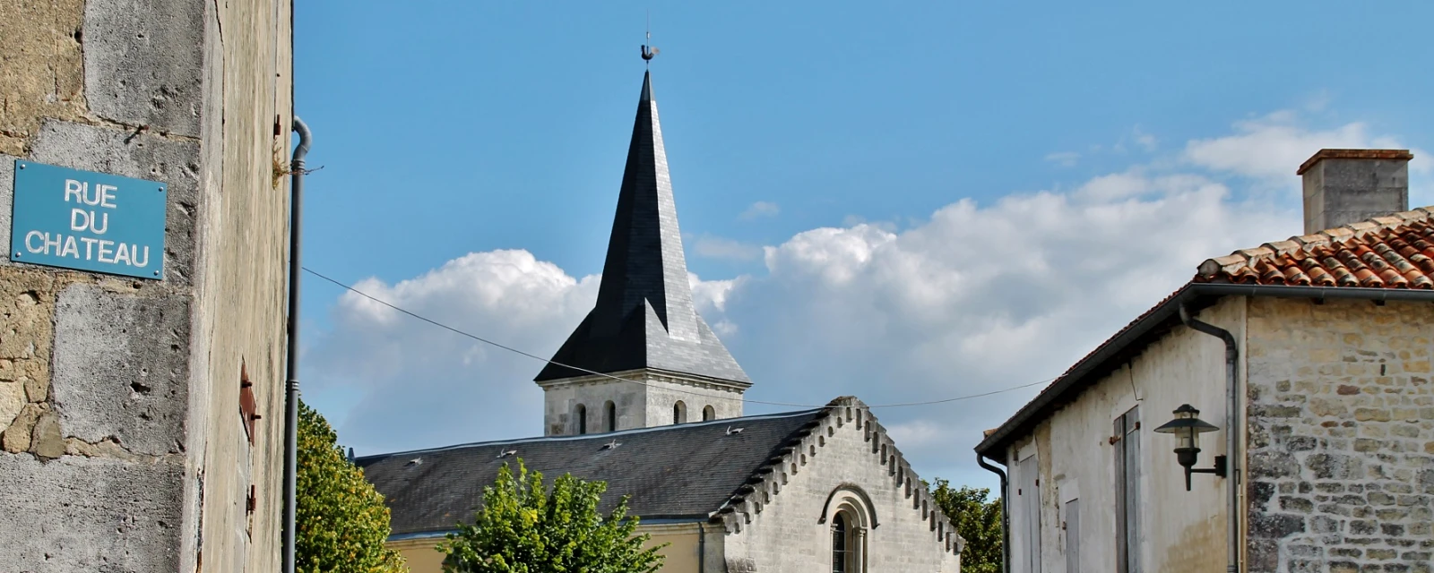 Vue de Tonnay-Boutonne, Charente-Maritime