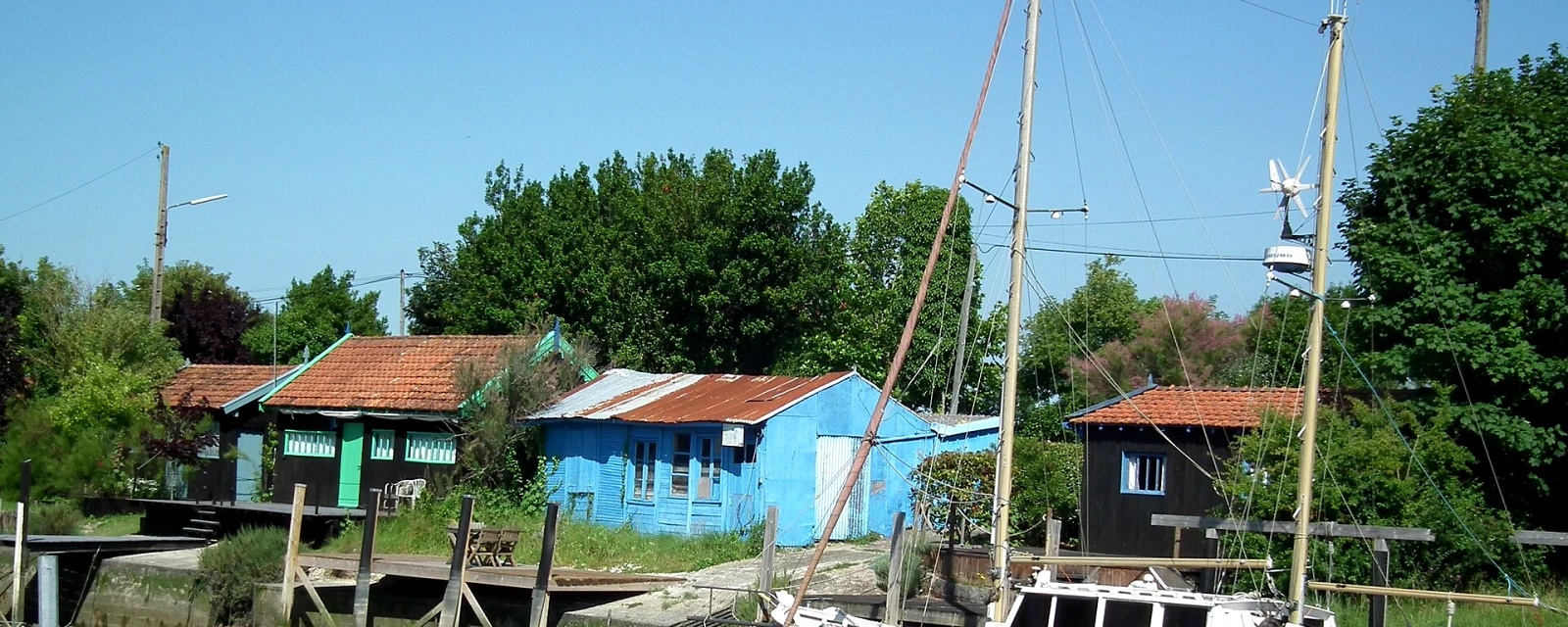 Vue de La Tremblade, Charente-Maritime