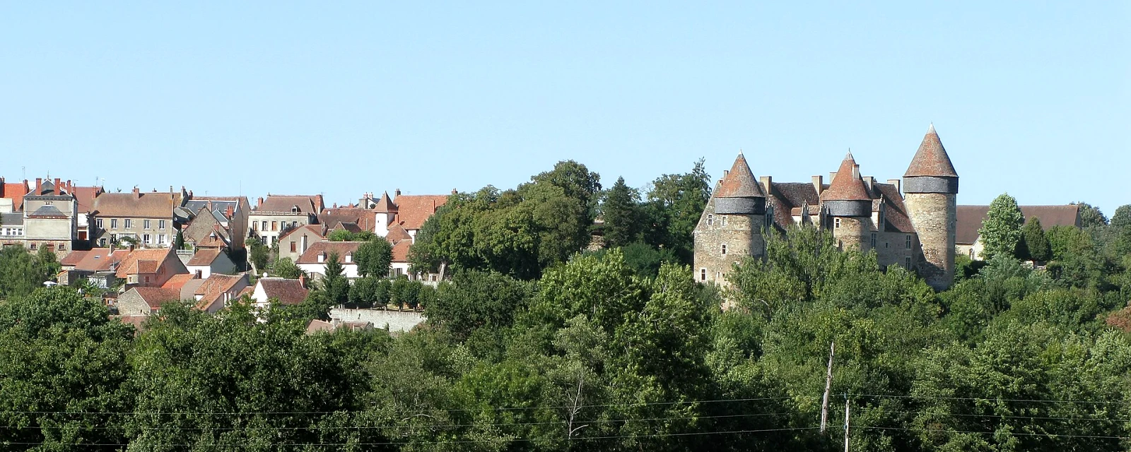 Vue de Culan, Cher