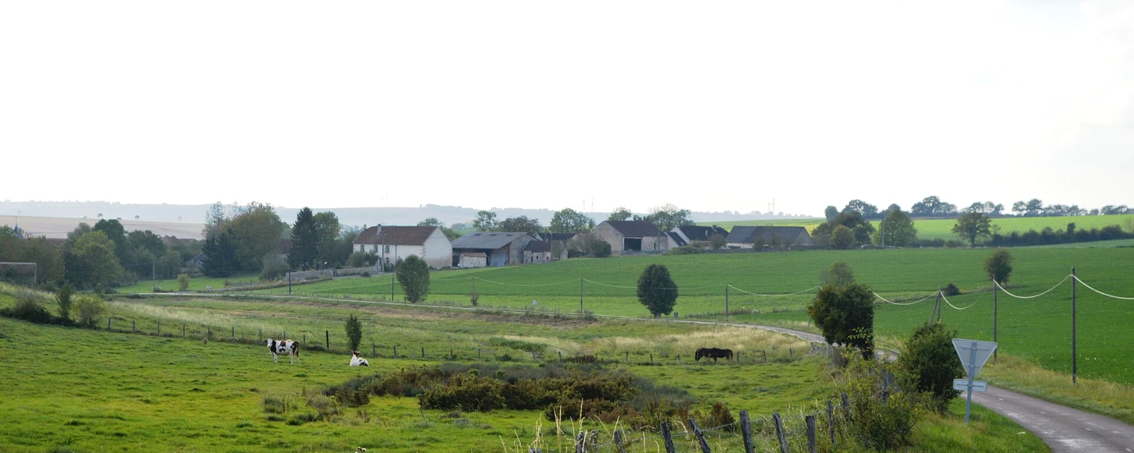 Vue de Ampilly-les-Bordes, Côte-d'Or