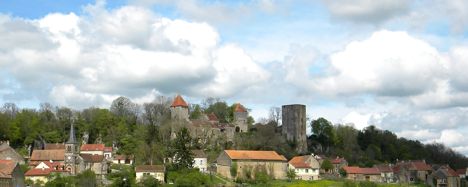 Vue de Chaudenay-le-Château, Côte-d'Or