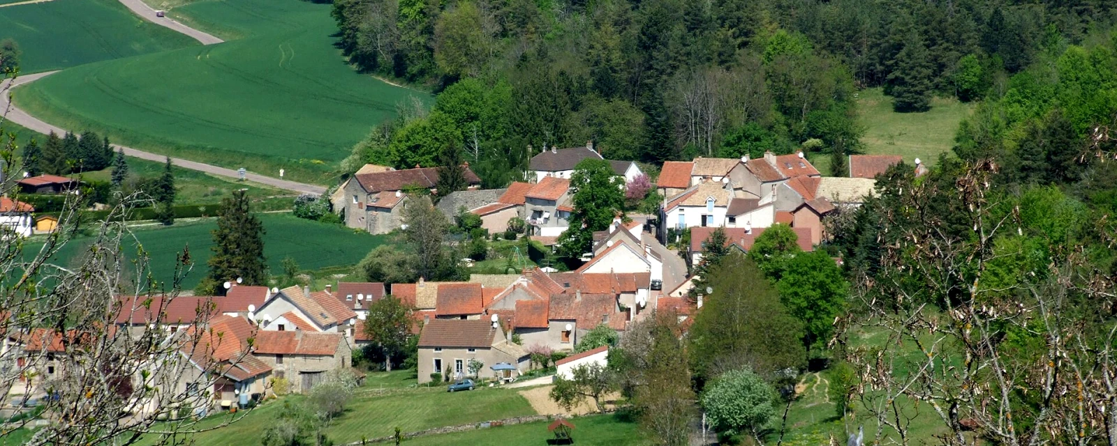 Vue de Reulle-Vergy, Côte-d'Or