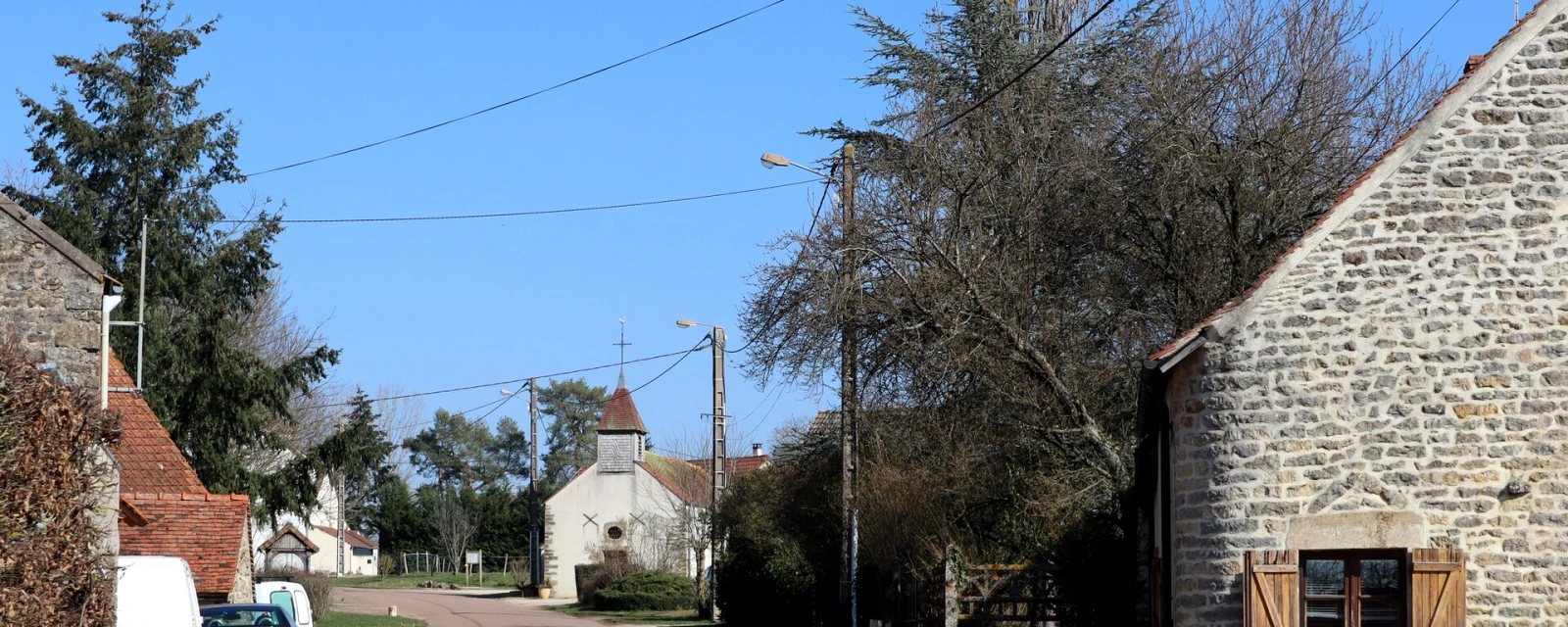 Vue de Villeneuve-sous-Charigny, Côte-d'Or