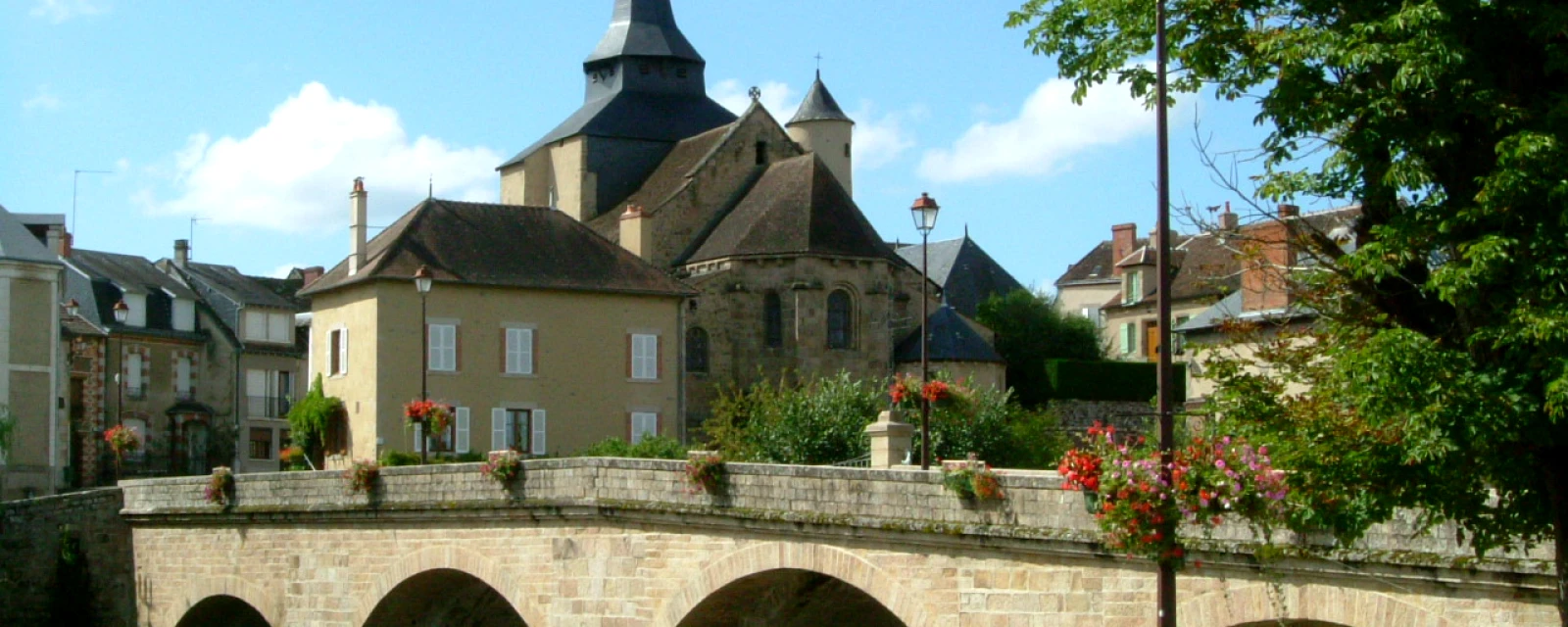 Vue de La Celle-Dunoise, Creuse
