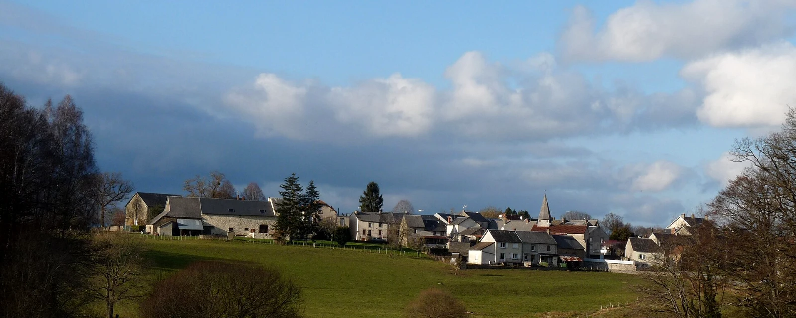 Vue de Chamborand, Creuse