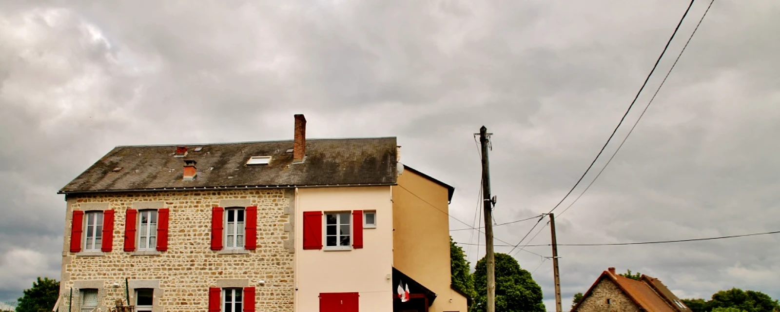 Vue de La Mazière-aux-Bons-Hommes, Creuse