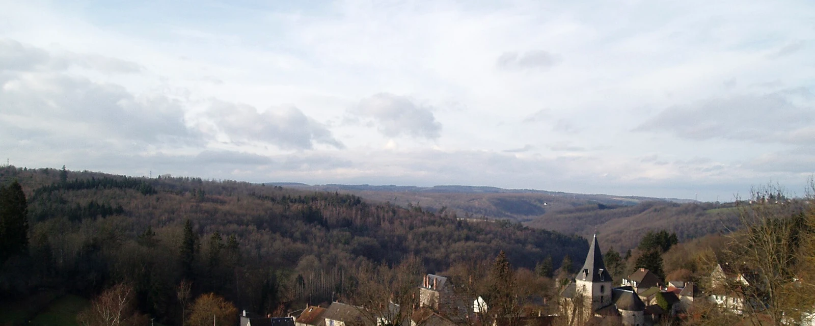 Vue de Moutier-Rozeille, Creuse
