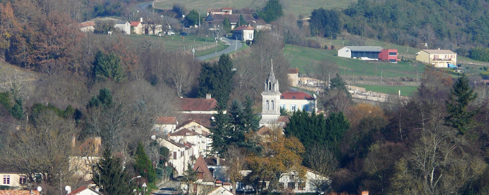 Vue de Manzac-sur-Vern, Dordogne